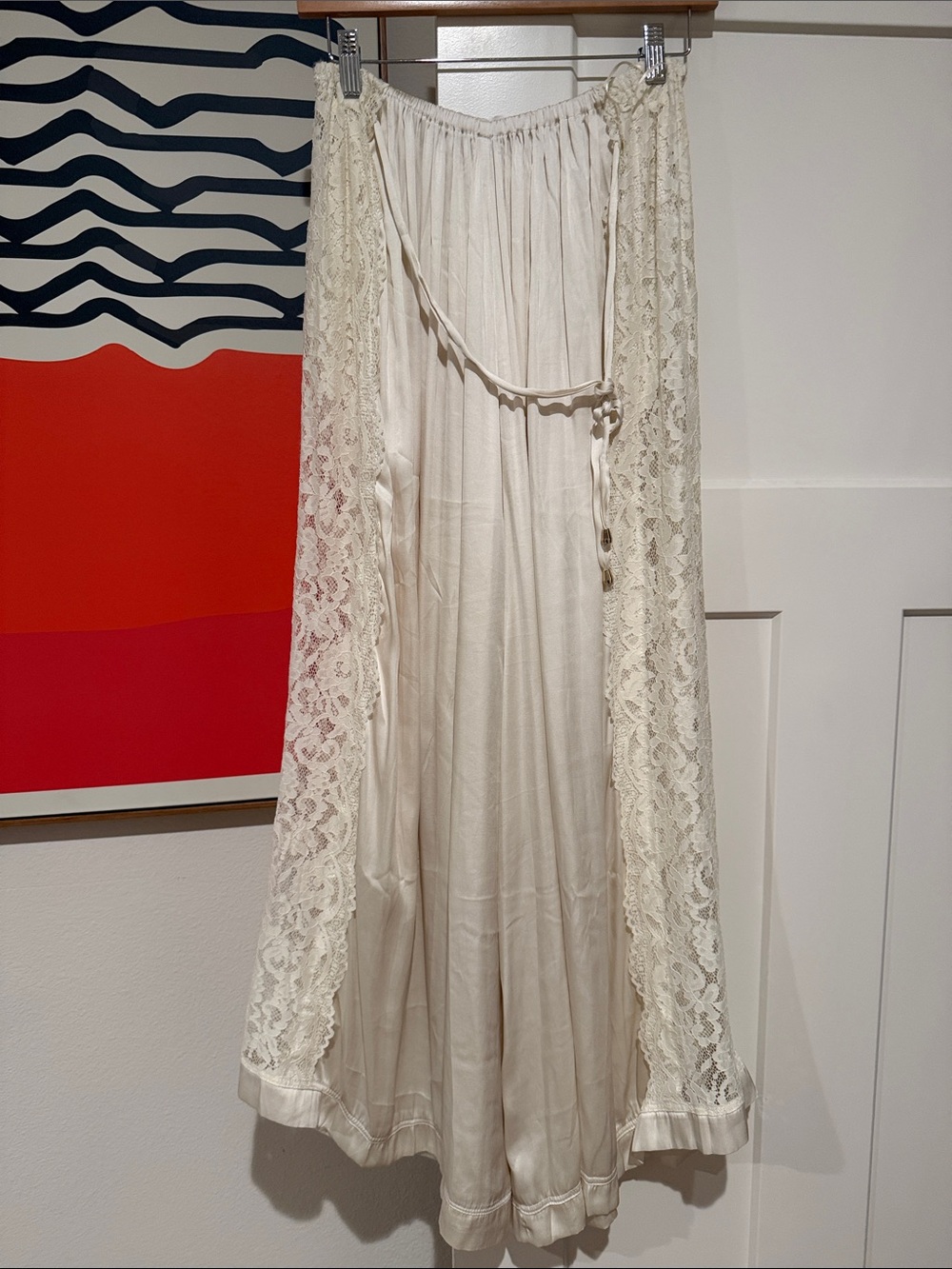 Bluivy Cream Pleated pants  size S